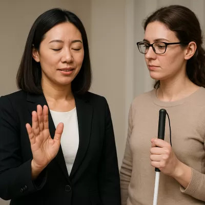 盲ろう者通訳介助員とは？